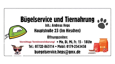 Schoenwald_Buegelservice_und_Tiernahrung_Heps_Logo